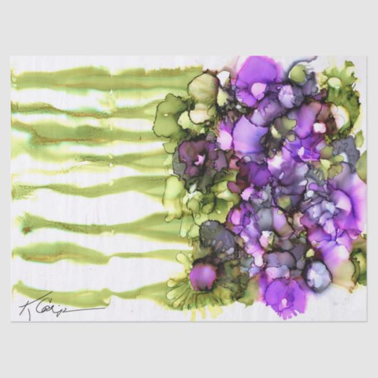 鮮やかフローラティッシュペーパー 薄葉紙 (正面)