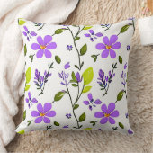 鮮やかフローラデザイン クッション (ブランケット)