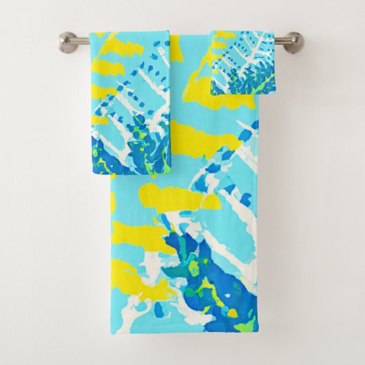 鮮やかフローラデザイン バスタオルセット (インサイチュ)