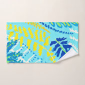 鮮やかフローラデザイン バスタオルセット (ハンドタオル)