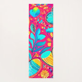 鮮やかフローラハート ヨガマット (裏面)