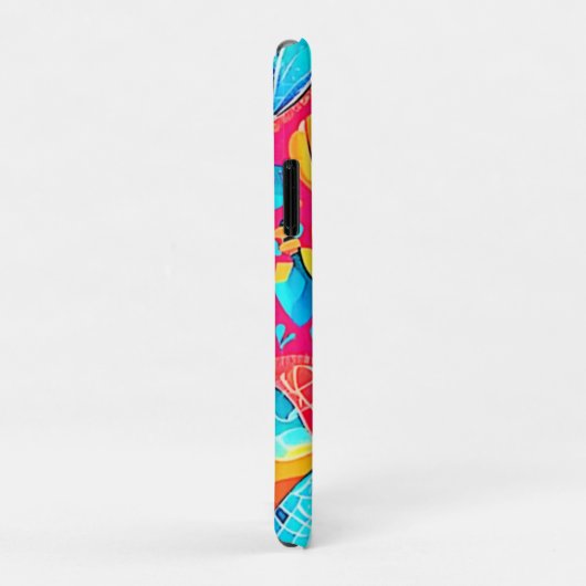 鮮やかフローラハート Case-Mate iPhoneケース (裏面/右)