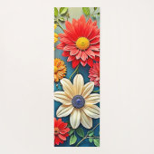 鮮やかフローラファンタジーデザイン ヨガマット (裏面)