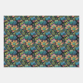 鮮やかフローラファンタジー ラッピングペーパーシート (正面2)