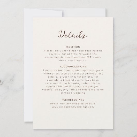 鮮やかフローラフレグランスディライトマンダラ結婚ズ 招待状 (裏面)