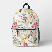 鮮やかフローラヴィンテージ春花 プリントバックパック (正面)