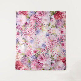 鮮やかフローラ写真の背景 タペストリー