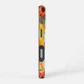 鮮やかフローラ抽象芸術 iPhoneケース (右側面)