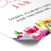 鮮やかフローラ日付JARブライダルゲーム ポスター (角)