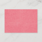 鮮やかフローラ水の色バジェット結婚ズ プレイスカード (裏面)