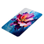 鮮やかフローラ爆発抽象芸術フラワーアート マグネット (左側)