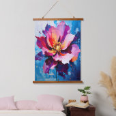 鮮やかフローラ爆発抽象芸術フラワーアート 吊り下げ型タペストリー (寝室)