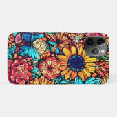 鮮やかフローラ爆発 Case-Mate iPhoneケース (裏面(横))