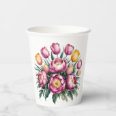 鮮やかフローラ結婚調和 紙コップ (裏面)