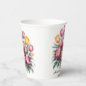 鮮やかフローラ結婚調和 紙コップ (右)