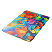 鮮やかフローラ絵を描交響曲 バスマット (アングル)