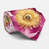 鮮やかフローラ調和グルーム結婚式の引き出物 ネクタイ (ロール)