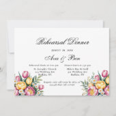 鮮やかフローラ調和リハーサル夕食会 招待状 (正面)