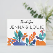 鮮やかフローラ開花サンキューカード 招待状 (スタンド正面)