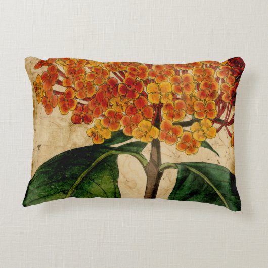 鮮やかフローラ アクセントクッション (裏面)