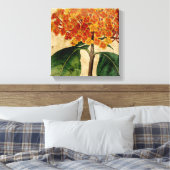 鮮やかフローラ キャンバスプリント (インサイチュ (寝室))