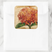 鮮やかフローラ スクエアシール (バッグ)