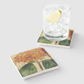 鮮やかフローラ ストーンコースター (横)