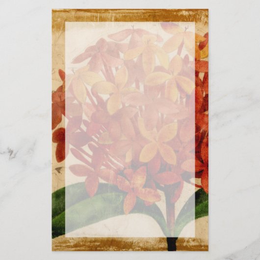 鮮やかフローラIII 便箋 (正面)