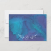 鮮やかフローラRSVPカード 出欠カード (裏面)