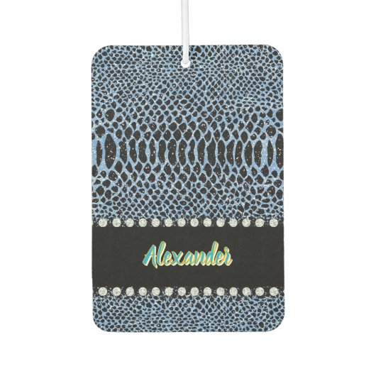 鮮やかプリント模様 カーエアーフレッシュナー (正面)