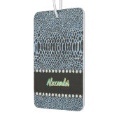 鮮やかプリント模様 カーエアーフレッシュナー (左)