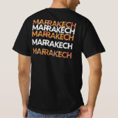 鮮やかマラケッモダント Tシャツ (裏面)