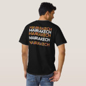 鮮やかマラケッモダント Tシャツ (裏面フル)