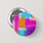 鮮やかミニマル抽象芸術 缶バッジ (正面&裏面)