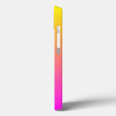 鮮やかモダンなマゼンタの黄色のグラデーション Case-Mate iPhoneケース (裏面 / 左)