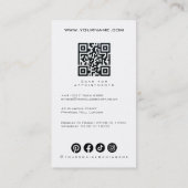 鮮やかレインボーリップウォーターカラードローイングメイクQR 名刺 (裏面)