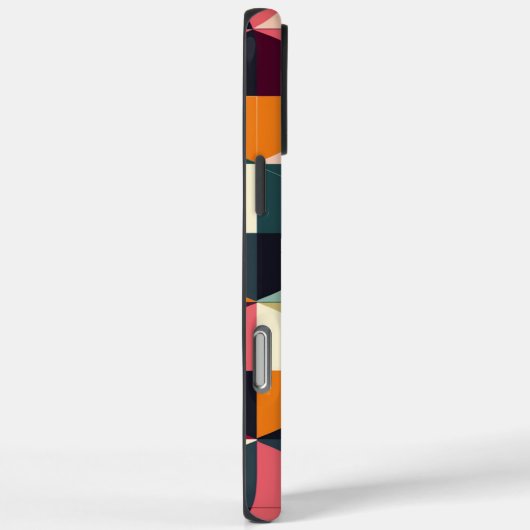 鮮やかレトロ幾何インスパイアiPhoneケース Case-Mate iPhoneケース (裏面 / 右)