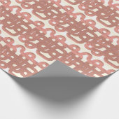 鮮やかヴィンテージ:抽象芸術カラフル線 ラッピングペーパー (角)