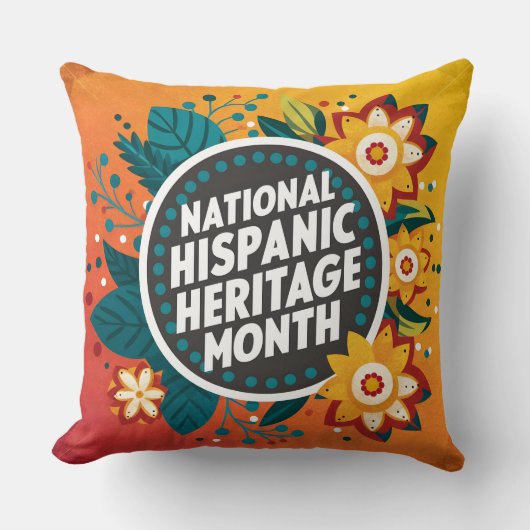 鮮やか伝統月 クッション (正面)