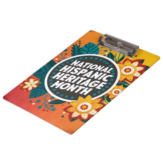 鮮やか伝統月 クリップボード (アングル)