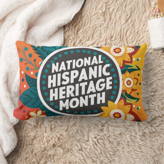 鮮やか伝統月 ランバークッション (ブランケット)