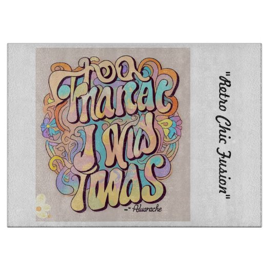 「鮮やか伝統」 カッティングボード (正面)