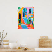 鮮やか住お洒落所 ポスター (キッチン)