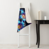 鮮やか光フローラデジタルファンタジー庭園 シェルパブランケット (インサイチュ)