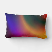 鮮やか勾配 – 抽象芸術カラフルモダンデザイン ランバークッション (裏面)