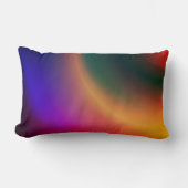鮮やか勾配 – 抽象芸術カラフルモダンデザイン ランバークッション (正面)