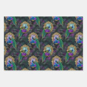 鮮やか図解入りの、写真付きの柄 ラッピングペーパーシート (正面2)