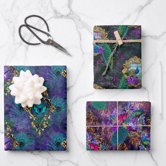 鮮やか図解入りの、写真付きの柄 ラッピングペーパーシート (正面)