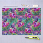 鮮やか図解入りの、写真付きの柄 薄葉紙 (クラフト)