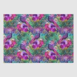 鮮やか図解入りの、写真付きの柄 薄葉紙